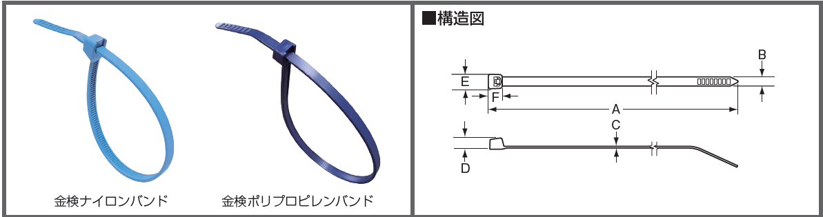 Panduit-結束バンド-金検結束バンド